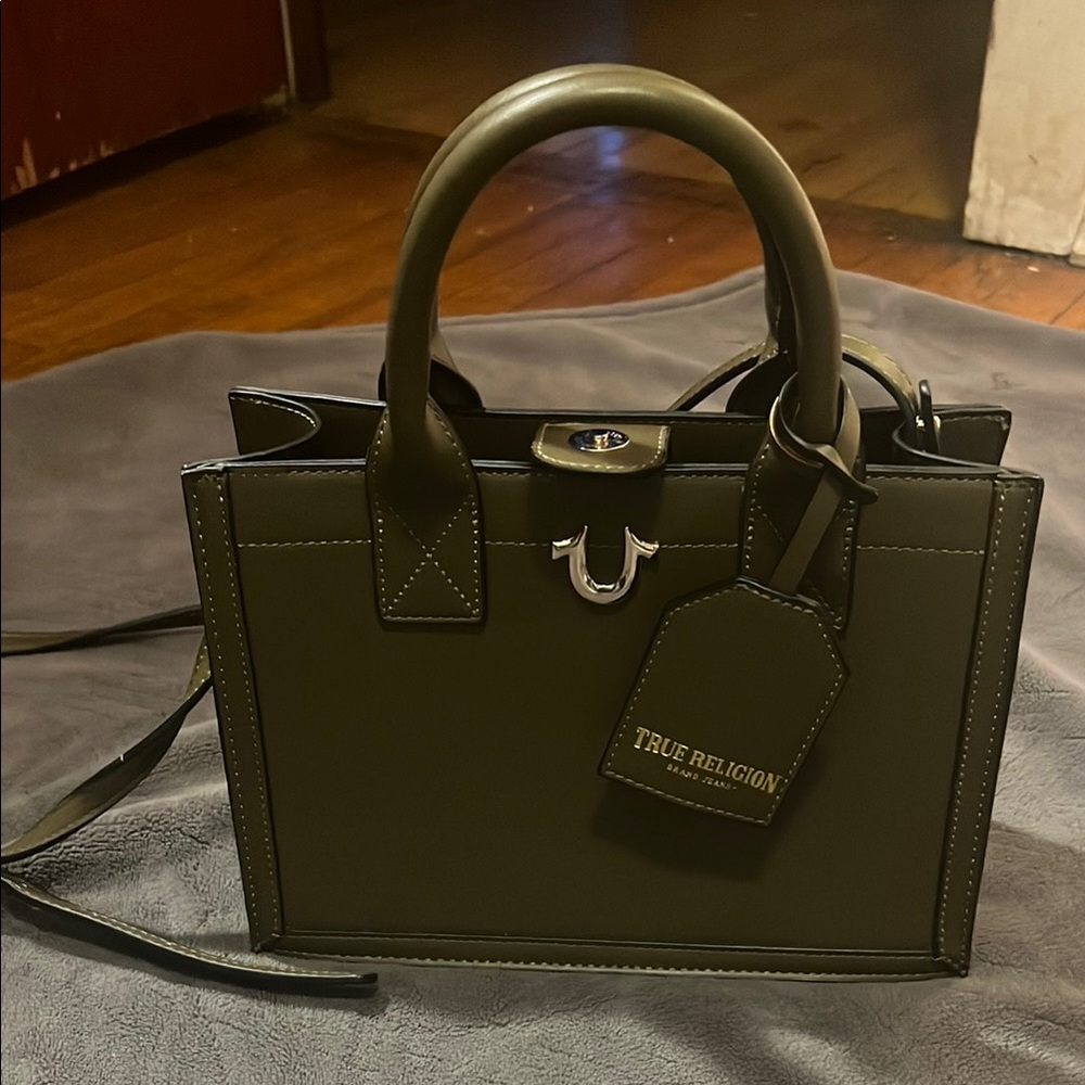 True Religion Olive Green Handbag